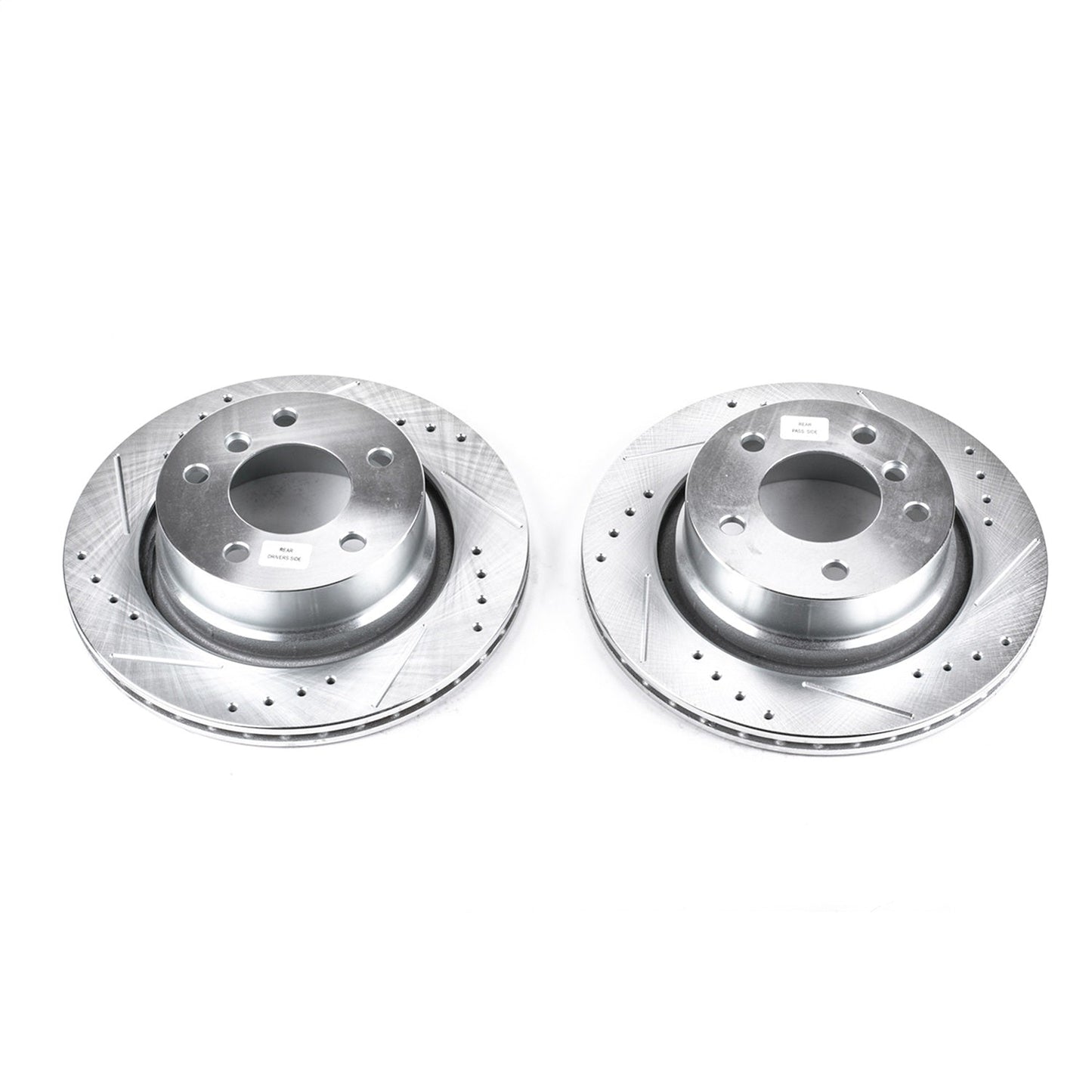 PowerStop Rear Evolution Drilled & Slotted Rotors - Pair | BMW Z4 (03-08) (EBR670XPR)