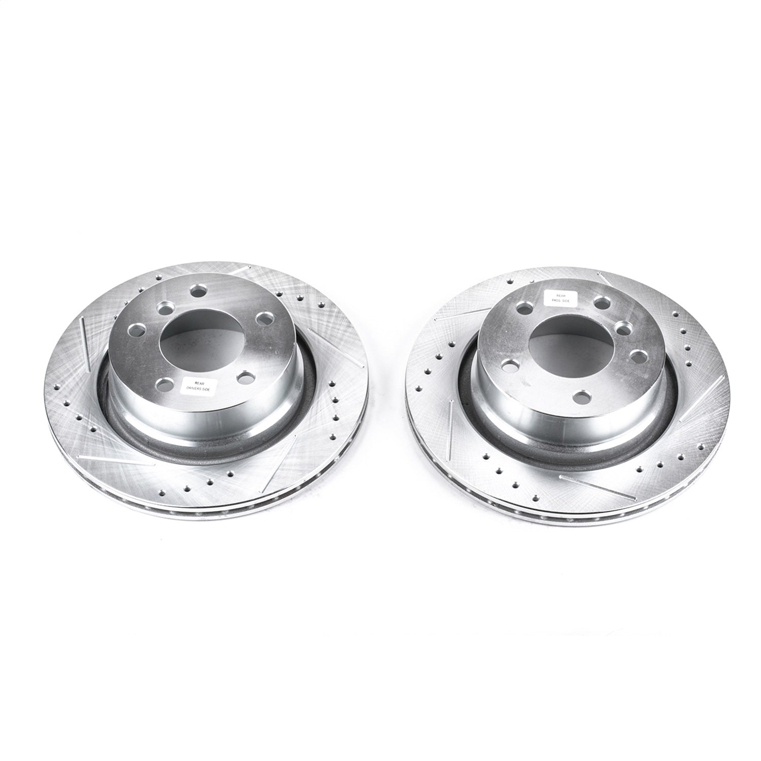 PowerStop Rear Evolution Drilled & Slotted Rotors - Pair | BMW Z4 (03-08) (EBR670XPR)