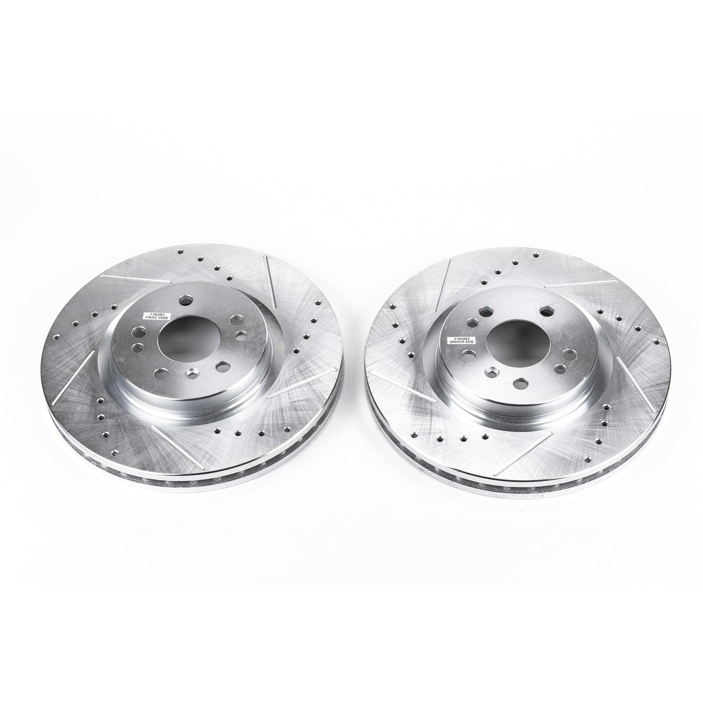 PowerStop Drilled & Slotted Front Rotors | Mercedes-Benz ML320 (07-09) (EBR676XPR)