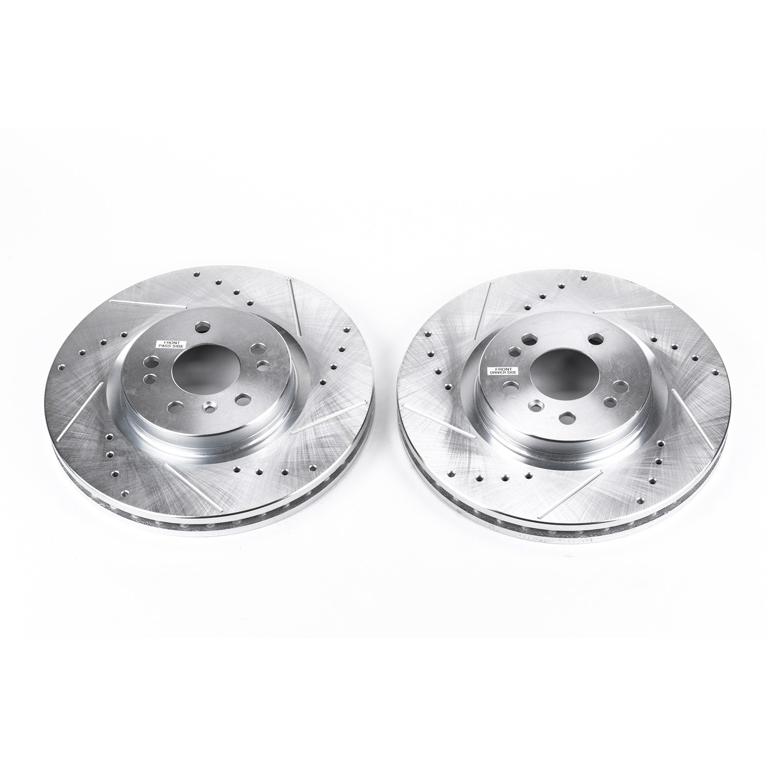 PowerStop Drilled & Slotted Front Rotors | Mercedes-Benz ML320 (07-09) (EBR676XPR)