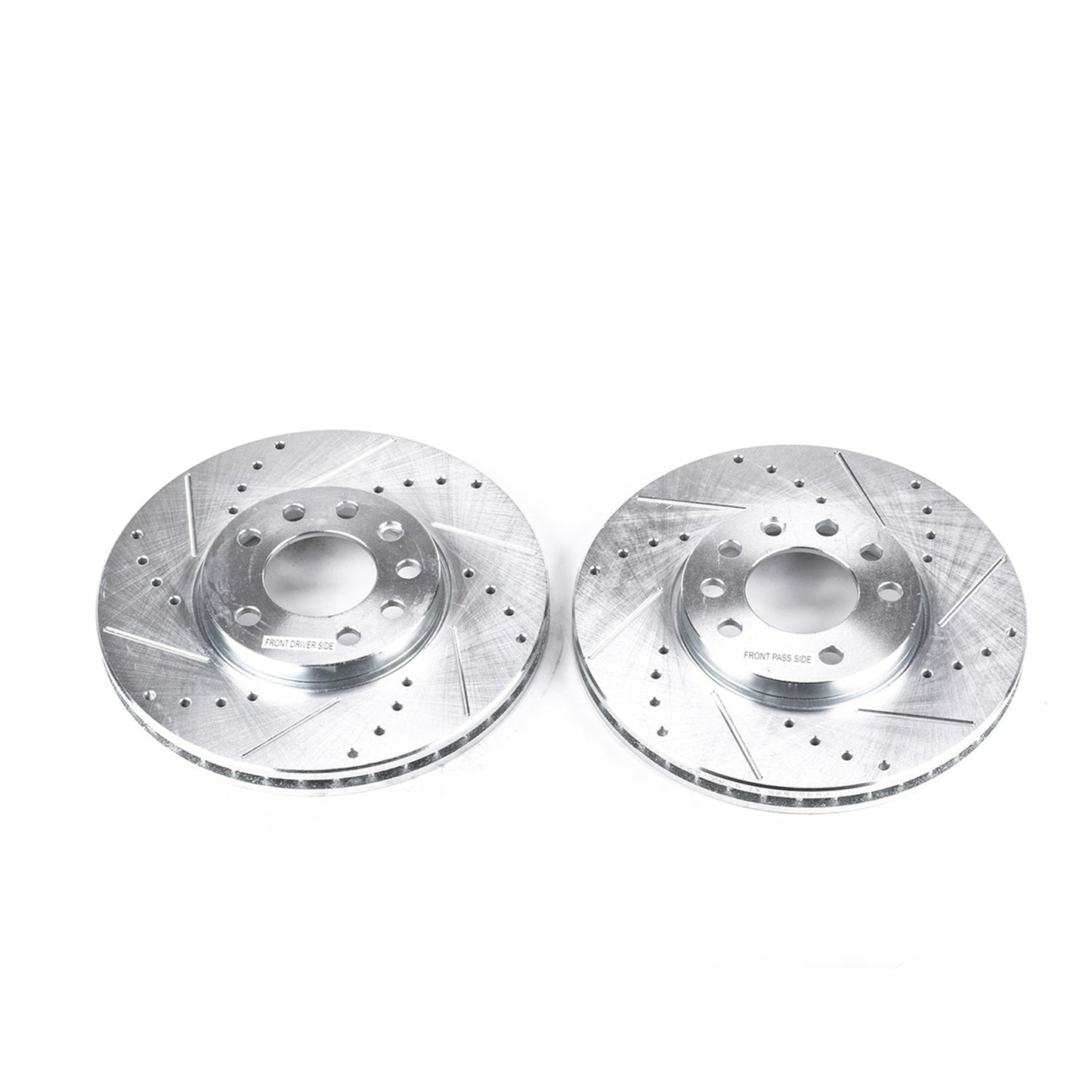PowerStop Drilled & Slotted Front Rotors | Saab 9-3 (03-11) (EBR678XPR)