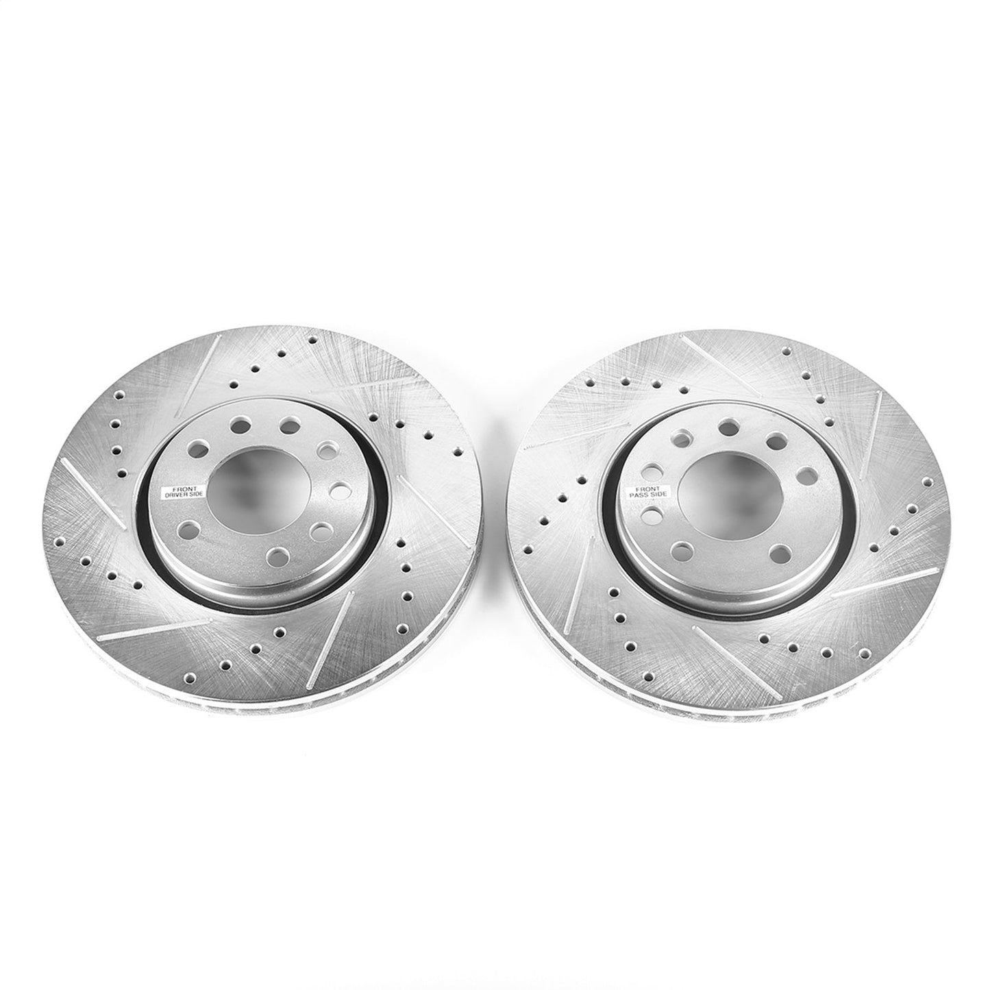 PowerStop Drilled & Slotted Front Rotors | Saab 9-3 (03-11) (EBR681XPR)