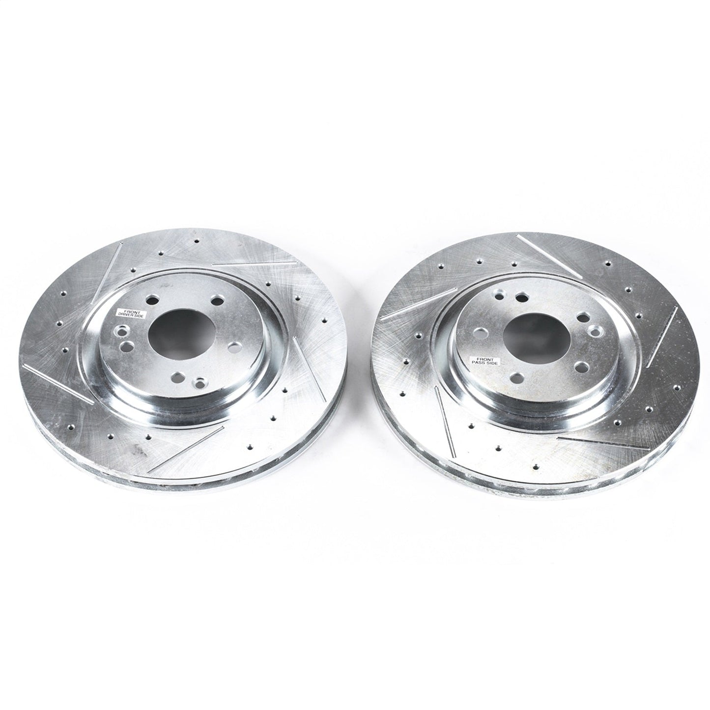 PowerStop Drilled & Slotted Front Rotors | Mercedes-Benz C230 (04-07) (EBR682XPR)