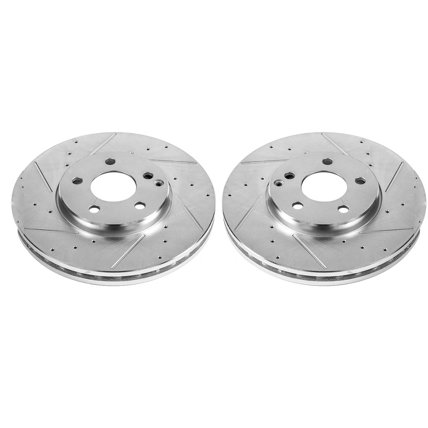 PowerStop Drilled & Slotted Front Rotors | Mercedes-Benz E320 (04-05) (EBR684XPR)