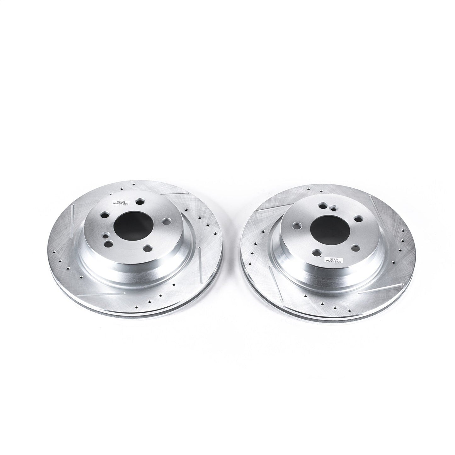 PowerStop Rear Evolution Drilled & Slotted Rotors - Pair | Mercedes-Benz CLS400 (15-18) (EBR686XPR)