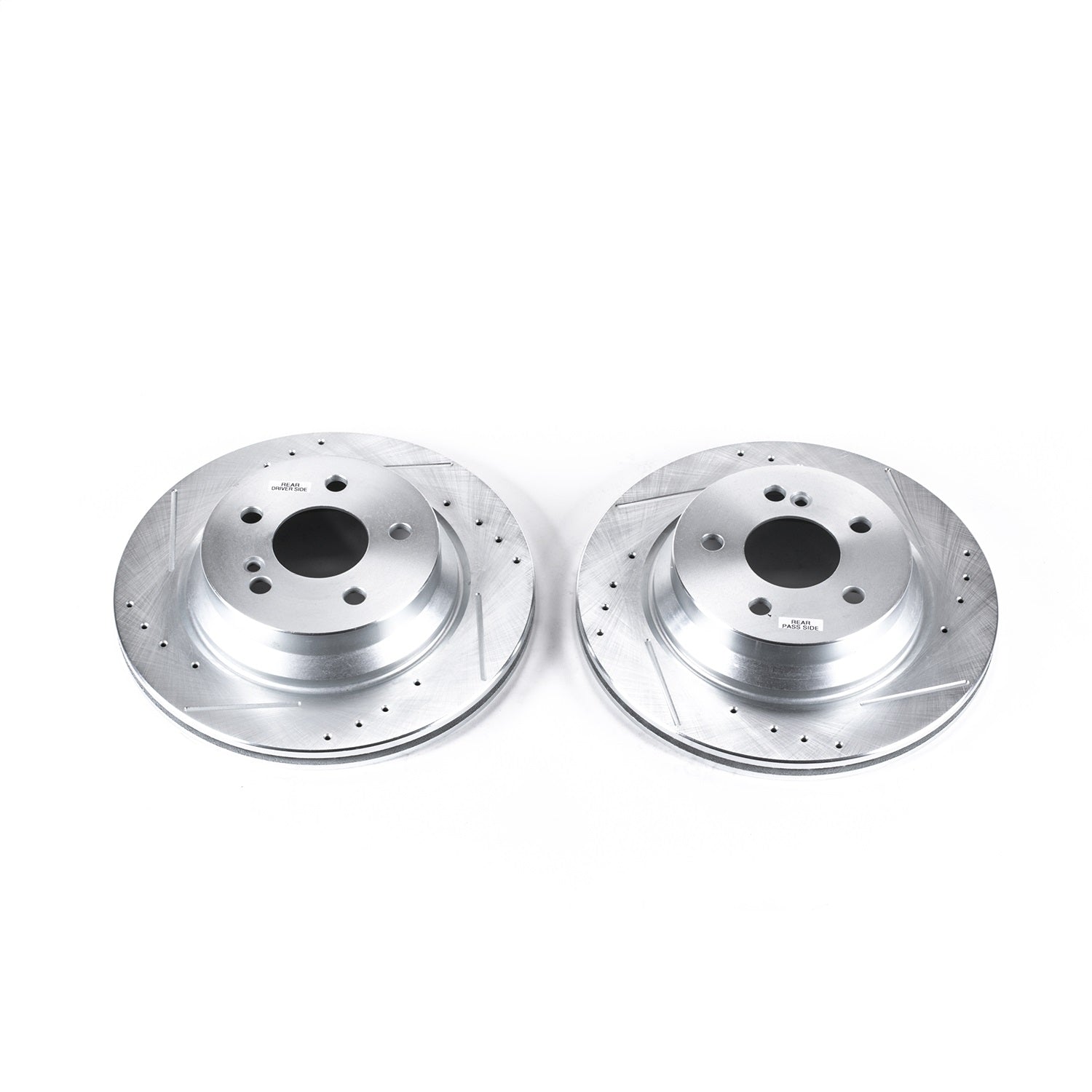 PowerStop Rear Evolution Drilled & Slotted Rotors - Pair | Mercedes-Benz CLS400 (15-18) (EBR686XPR)
