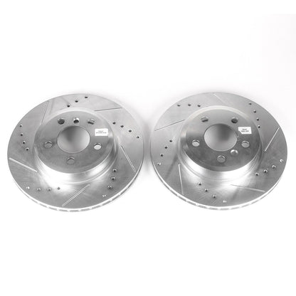 PowerStop Front Evolution Drilled & Slotted Rotors - Pair | BMW X3 (04-10) (EBR688XPR)