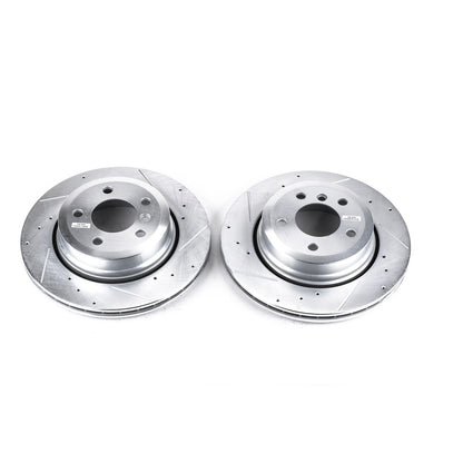 PowerStop Rear Evolution Drilled & Slotted Rotors | BMW X3 (04-10) (EBR689XPR)
