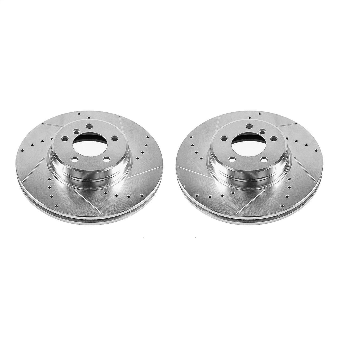 PowerStop Front Evolution Drilled & Slotted Rotors - Pair | Land Rover Range Rover (03-05) (EBR695XPR)