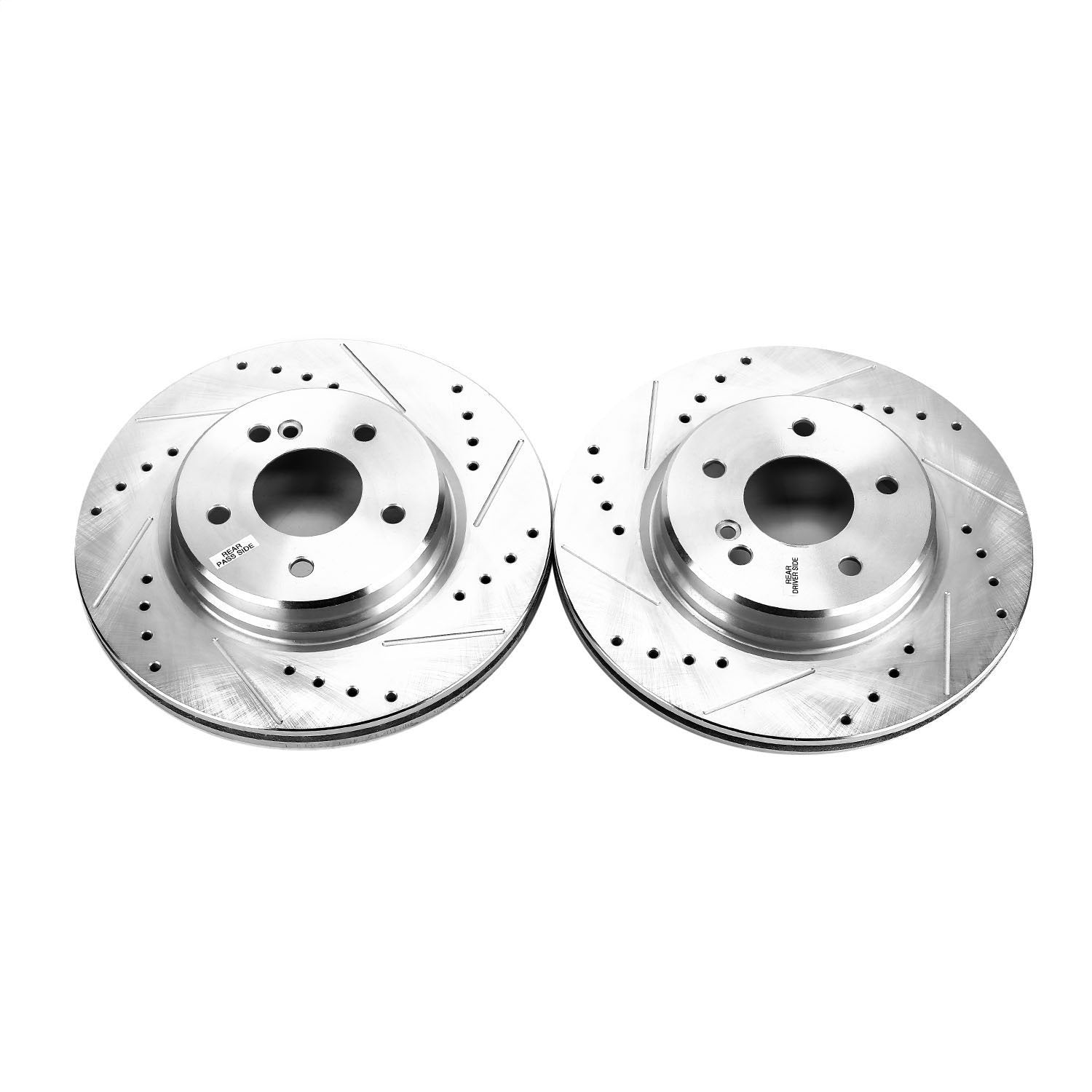 PowerStop Rear Evolution Drilled & Slotted Rotors | Chrysler Crossfire (05-06) (EBR808XPR)
