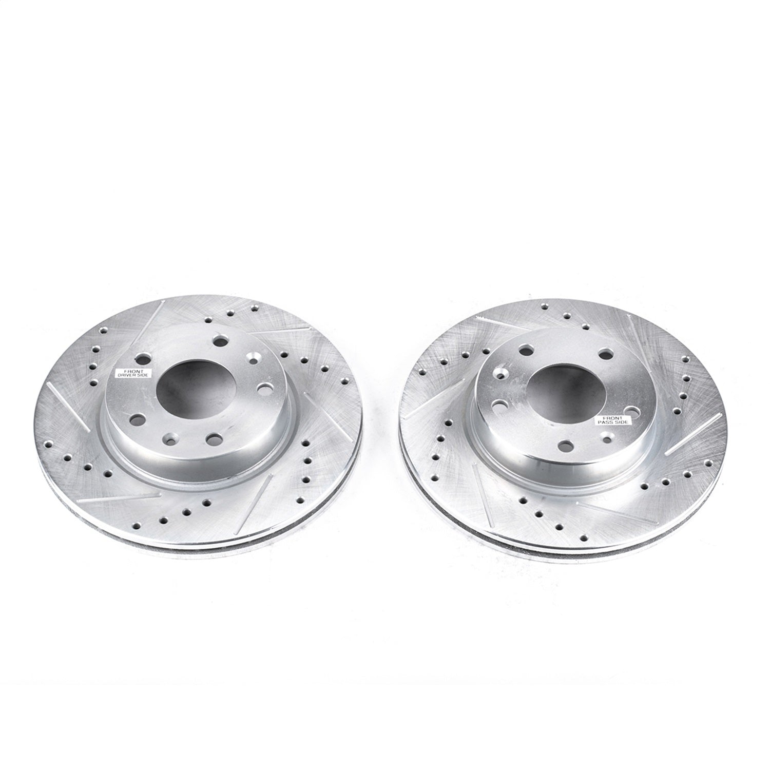 PowerStop Drilled & Slotted Front Rotors | Land Rover Freelander (02-05) (EBR809XPR)