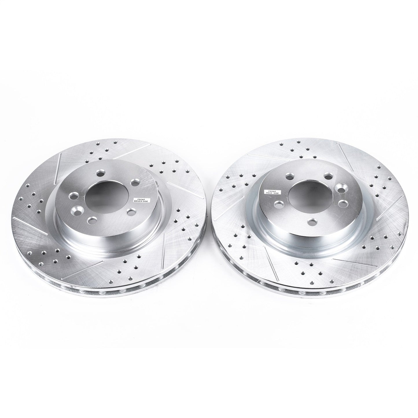 PowerStop Drilled & Slotted Front Rotors | Land Rover Discovery (17) (EBR811XPR)