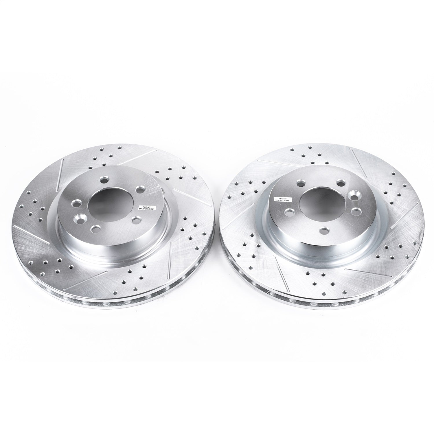 PowerStop Drilled & Slotted Front Rotors | Land Rover Discovery (17) (EBR811XPR)