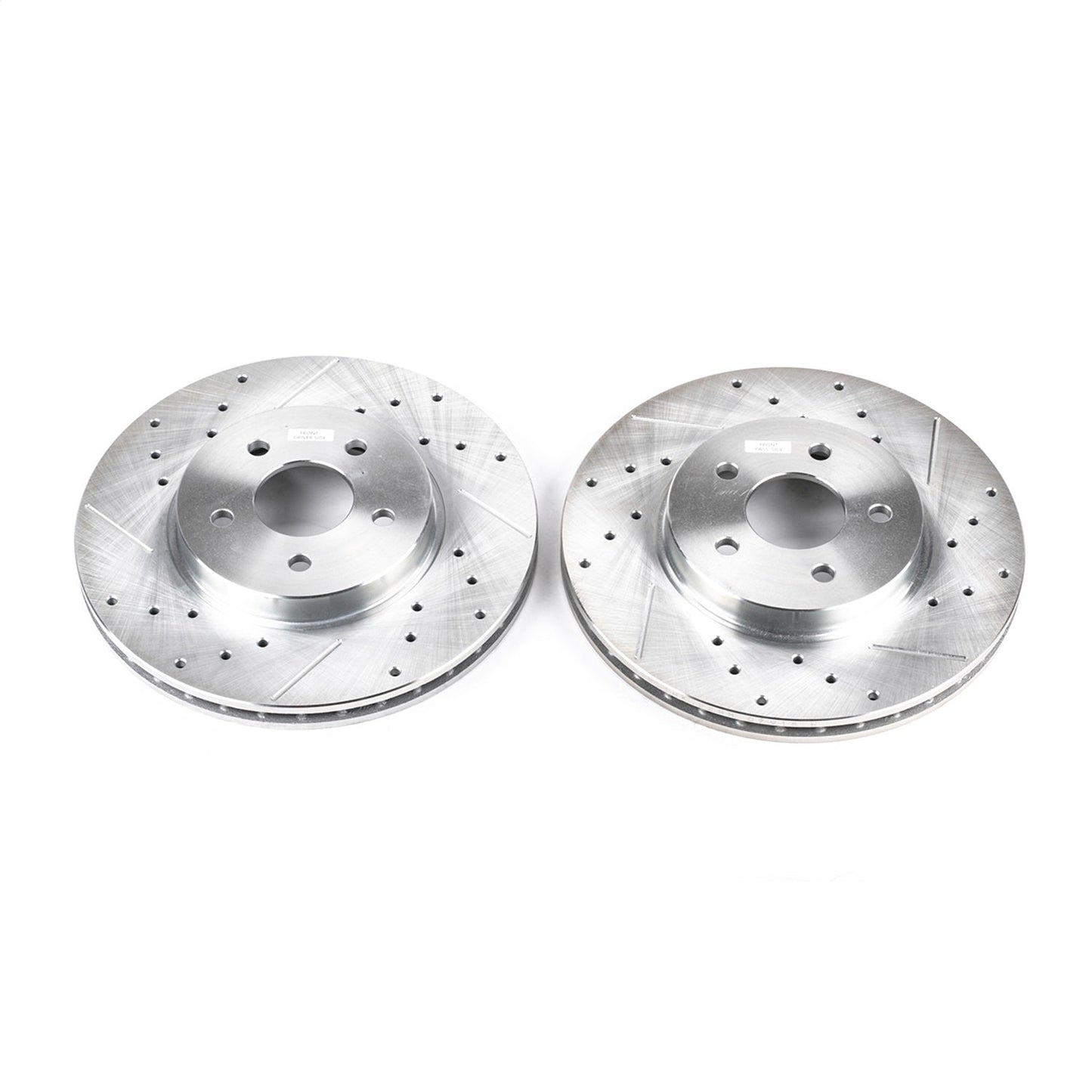 PowerStop Drilled & Slotted Front Evolution Rotors | Jaguar X-Type (02-08) (EBR816XPR)