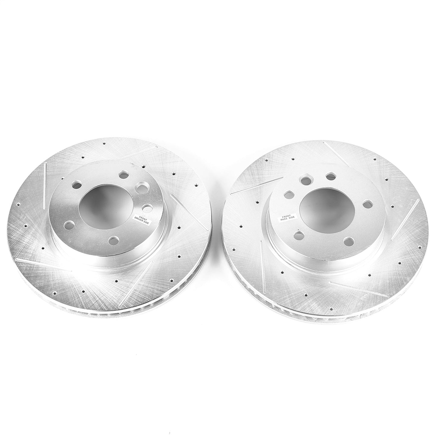 PowerStop Drilled & Slotted Front Rotors | Porsche Cayenne (04-06) (EBR820XPR)