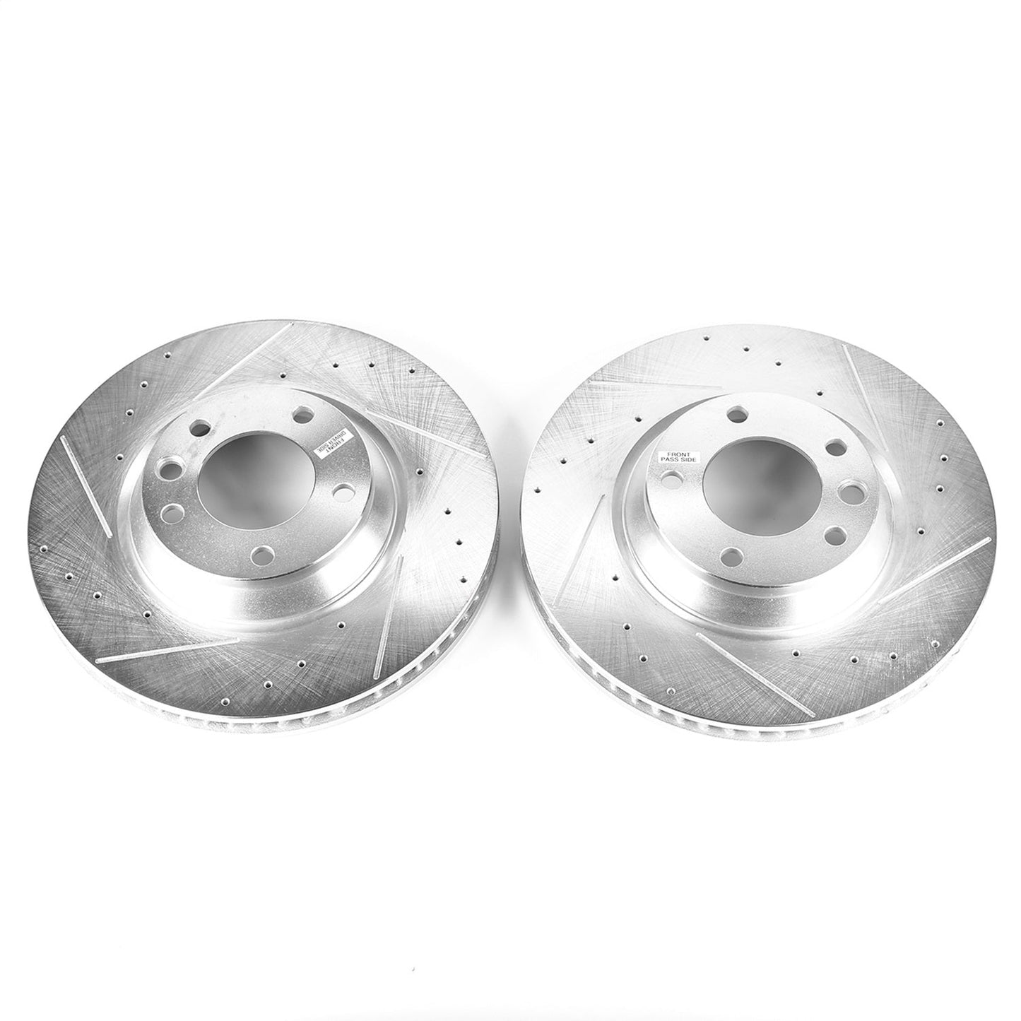 PowerStop Drilled & Slotted Front Rotors | Audi Q7 (07-15) (EBR822XPR)