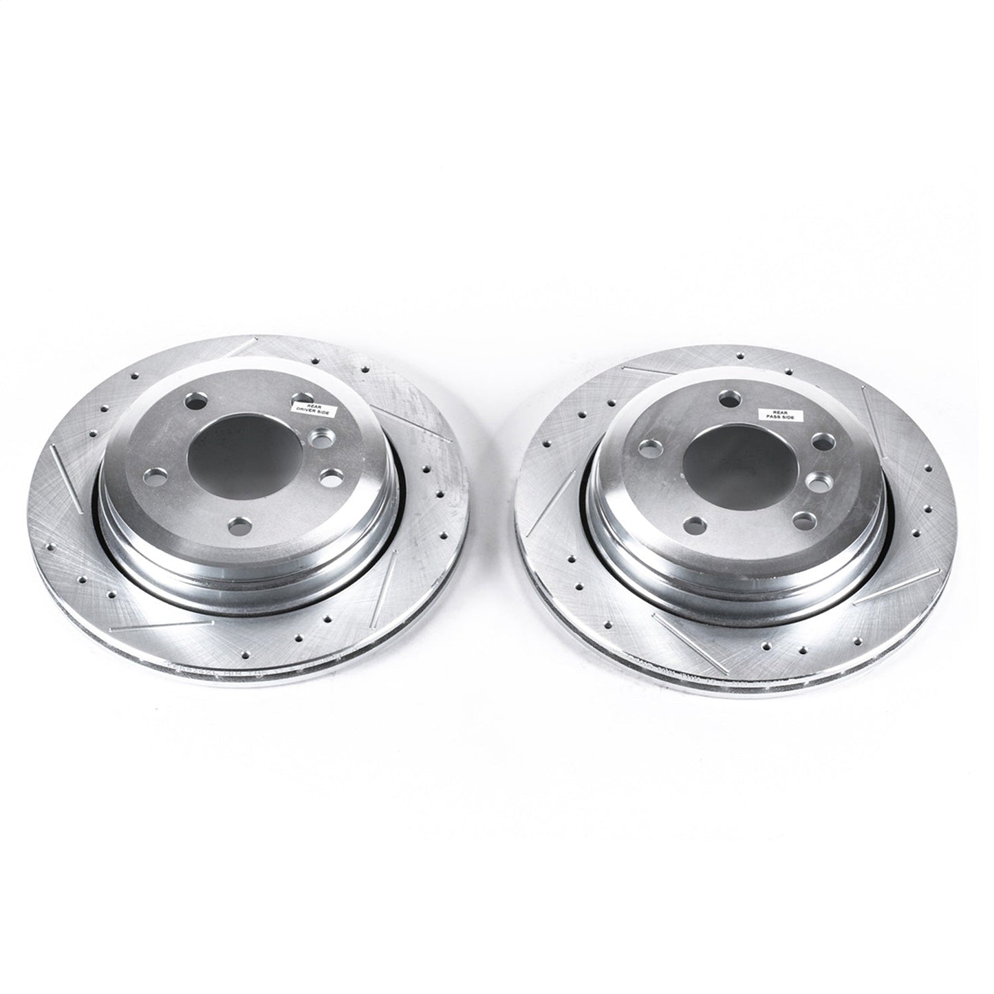 PowerStop Drilled & Slotted Rear Rotors | BMW 325xi (01-05) (EBR826XPR)