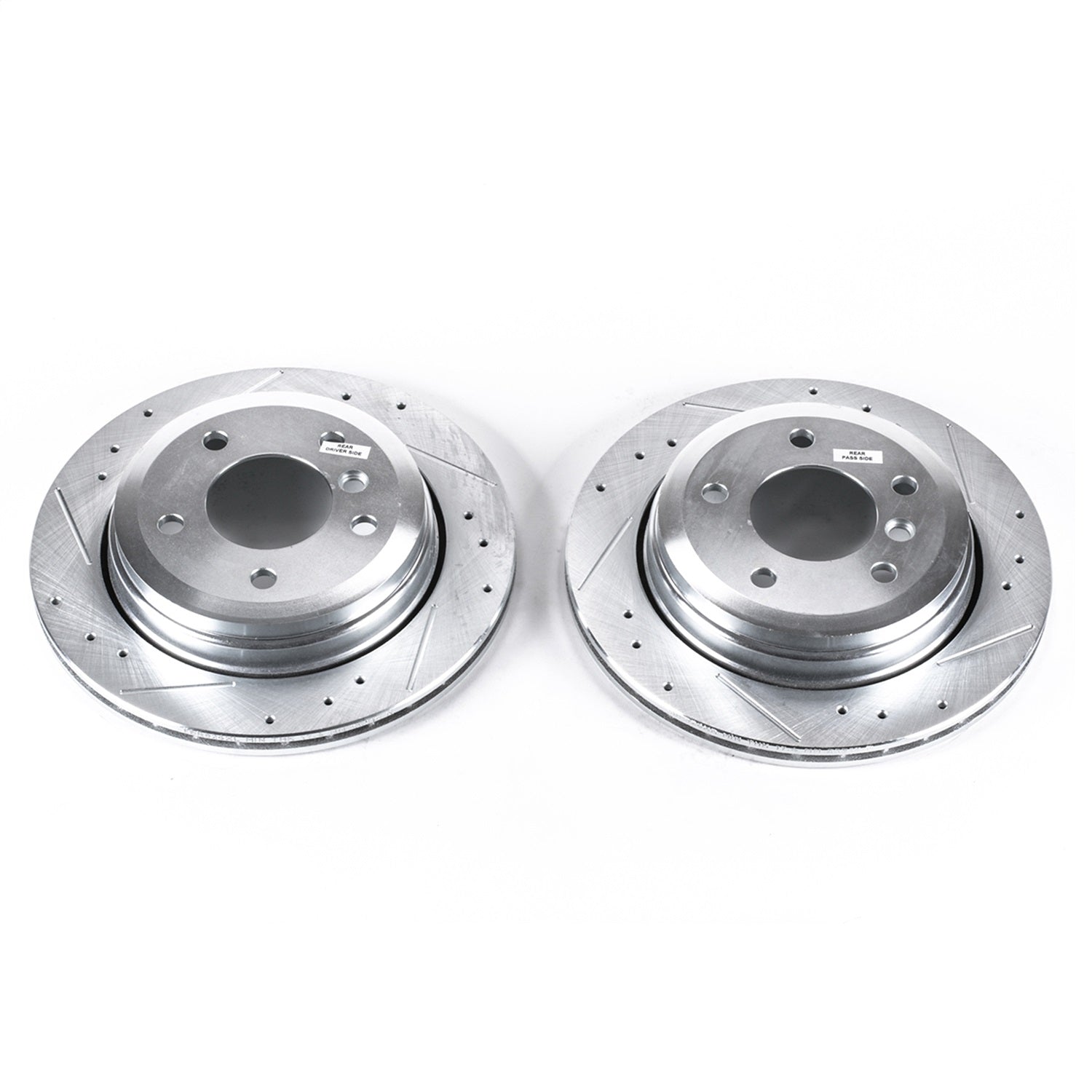 PowerStop Drilled & Slotted Rear Rotors | BMW 325xi (01-05) (EBR826XPR)