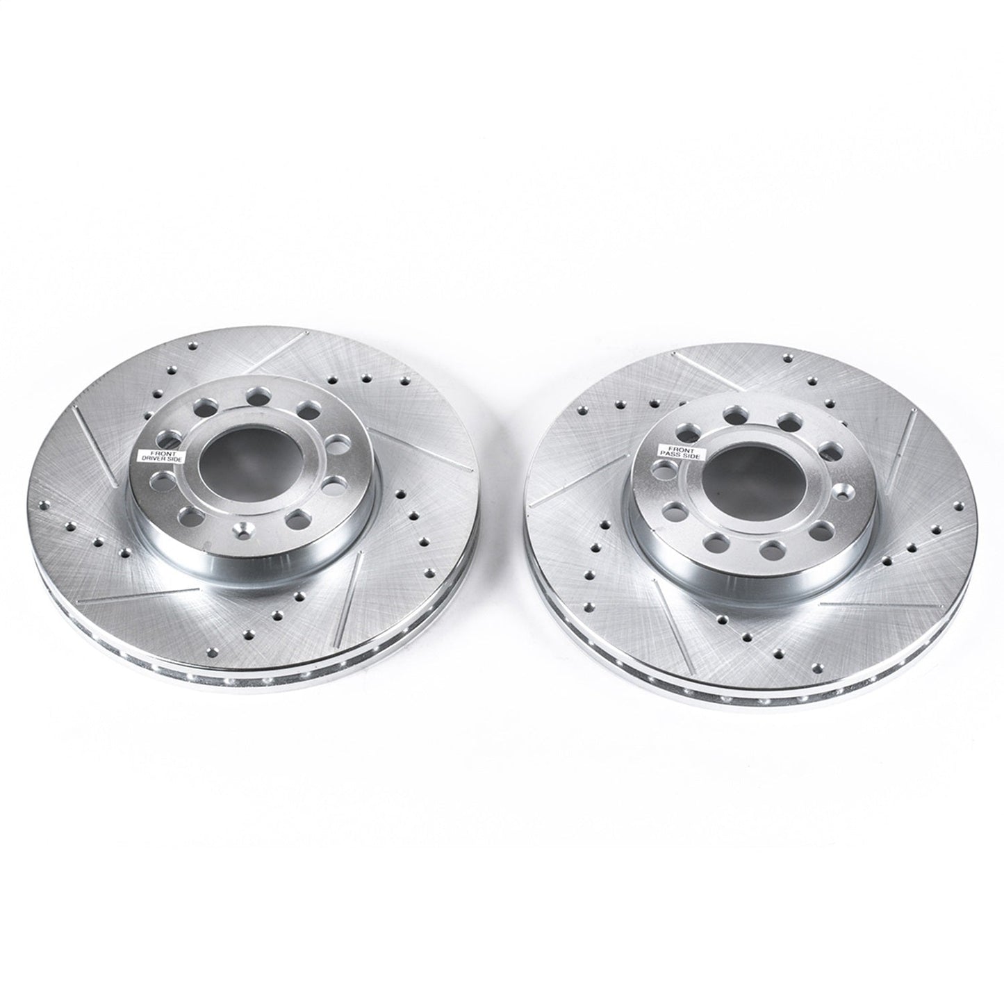 PowerStop Drilled & Slotted Front Rotors Pair | Audi A3 (10-13) (EBR830XPR)