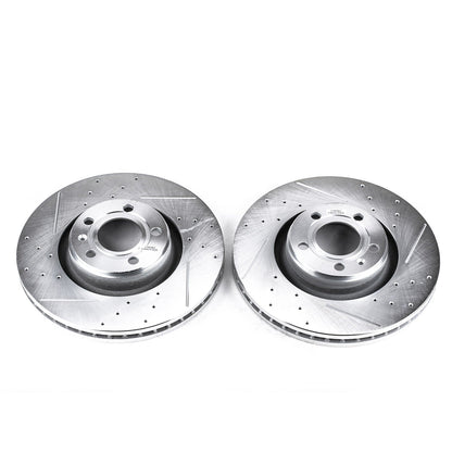 PowerStop Drilled & Slotted Front Rotors | Audi A6 (05-11) (EBR831XPR)