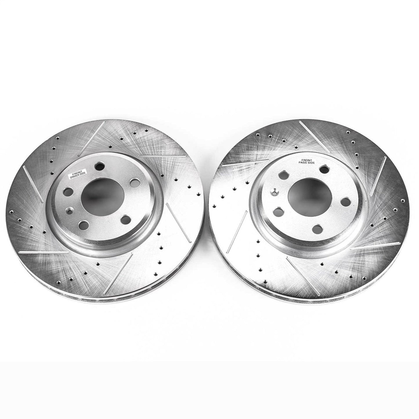 PowerStop Drilled & Slotted Front Rotors | Audi A4 (09-11) (EBR838XPR)