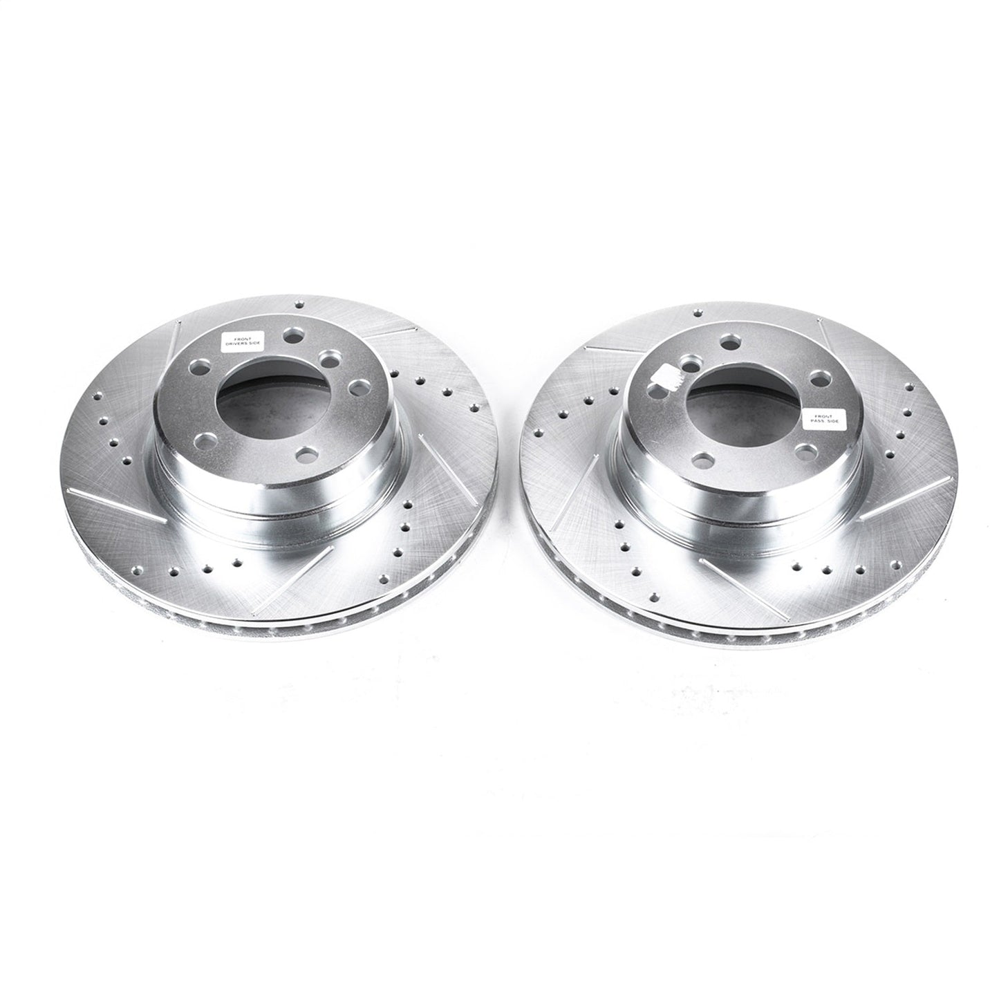 PowerStop Front Evolution Drilled & Slotted Rotors - Pair | BMW 525i (04-07) (EBR841XPR)