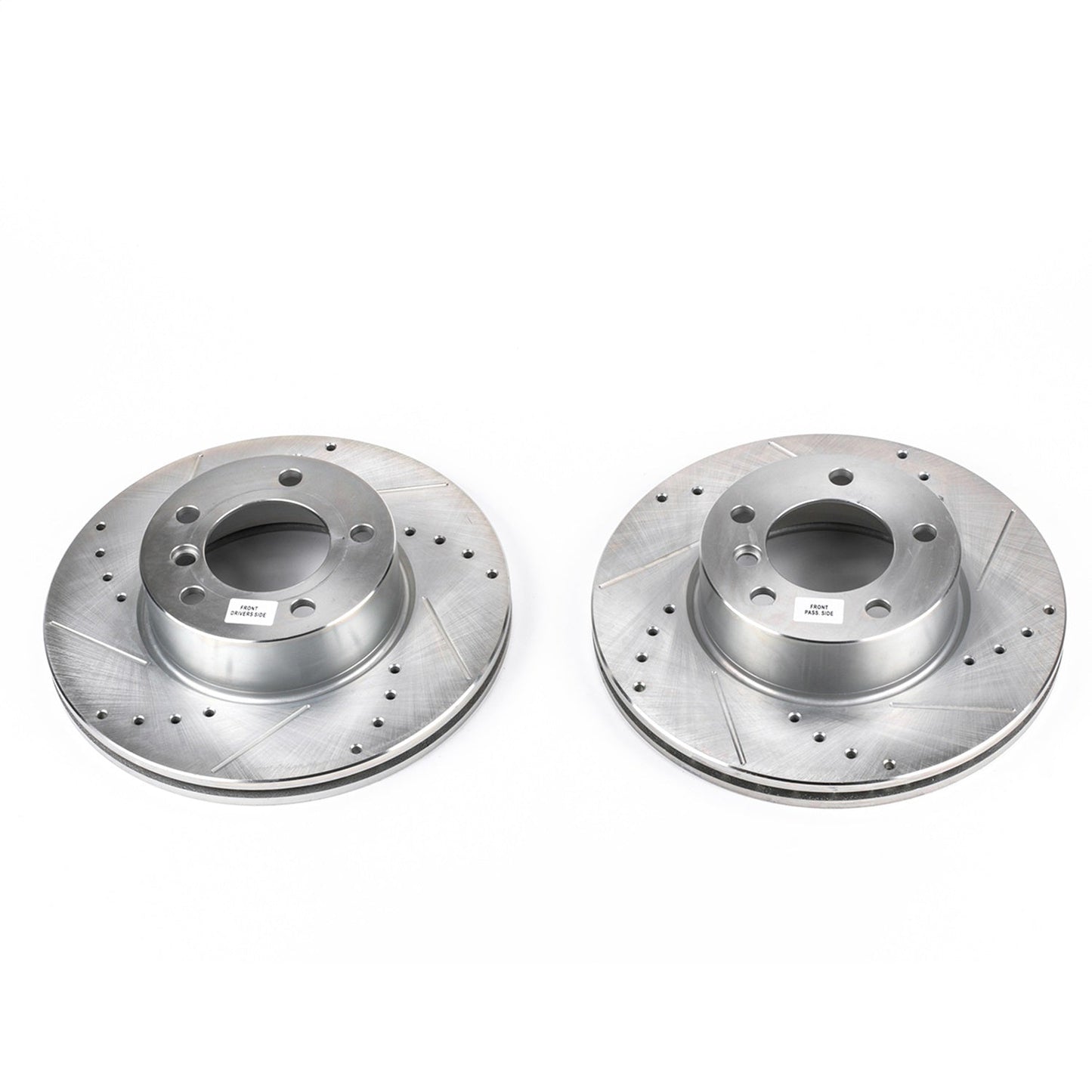 PowerStop Drilled & Slotted Front Rotors | BMW 128i (08-13) (EBR842XPR)
