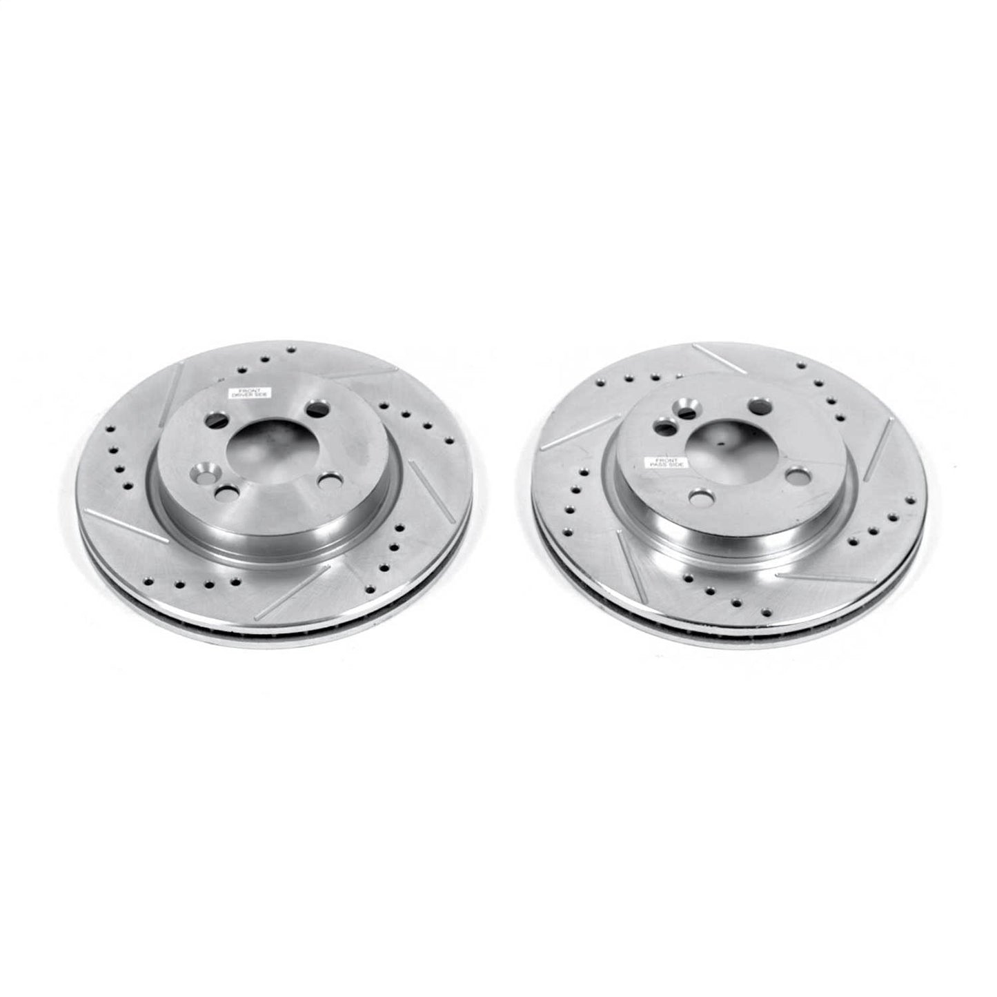 PowerStop Front Evolution Drilled & Slotted Rotors - Pair | Mini Cooper (07-09) (EBR853XPR)