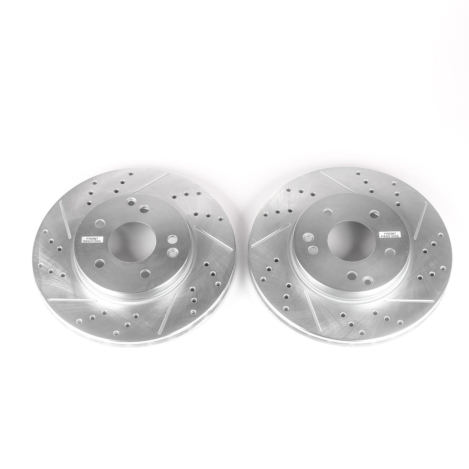 PowerStop Drilled & Slotted Front Rotors | Mercedes-Benz C230 (99-00) (EBR859XPR)