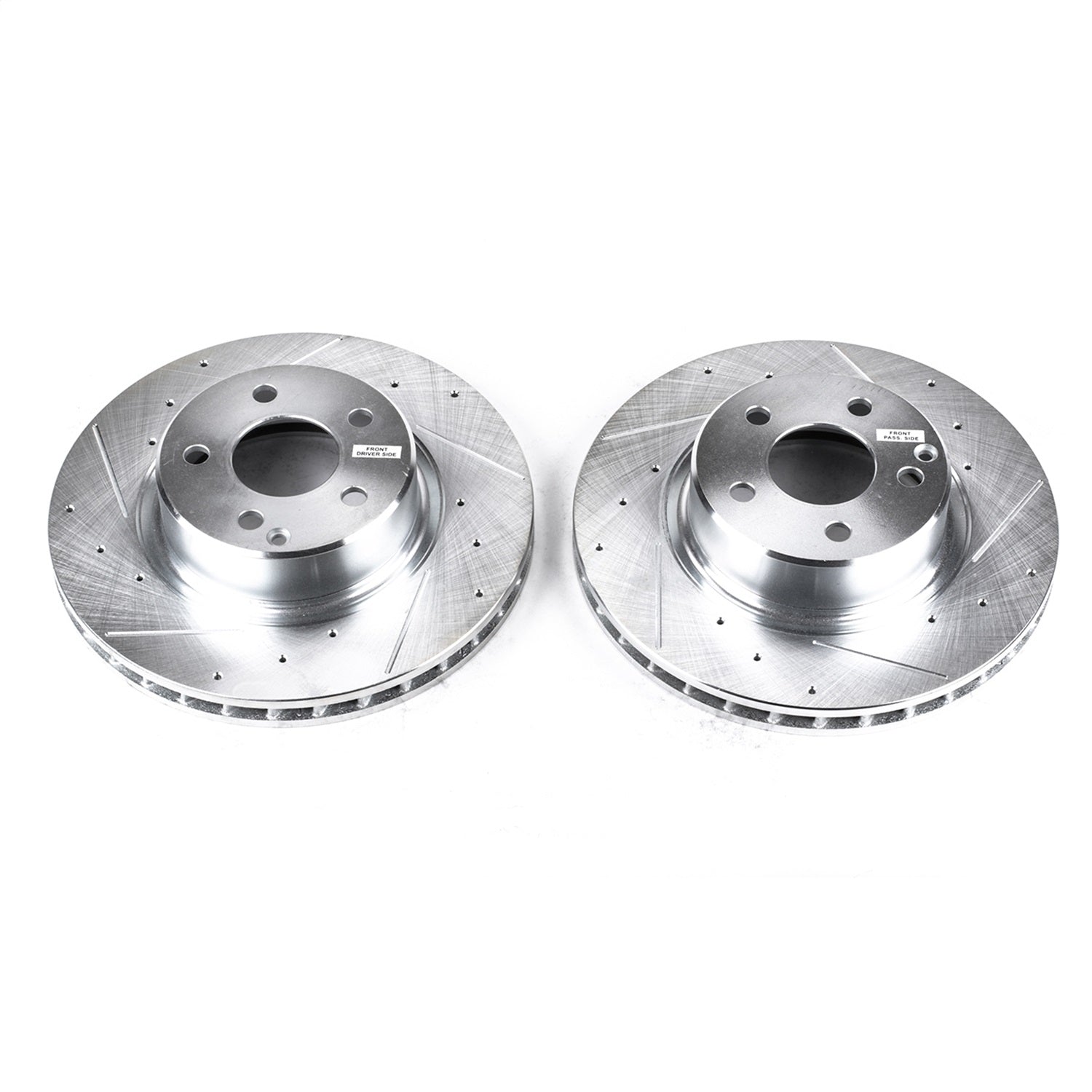 PowerStop Drilled & Slotted Front Rotors | Mercedes-Benz CL500 (03-06) (EBR860XPR)