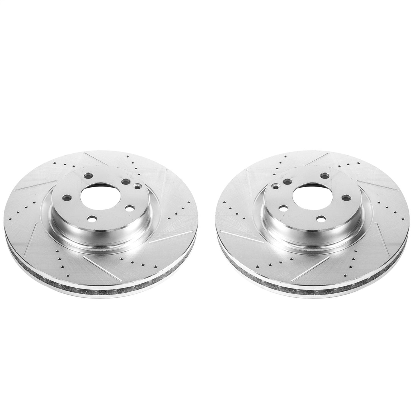 PowerStop Drilled & Slotted Front Rotors | Mercedes-Benz E350 (07-09) (EBR866XPR)