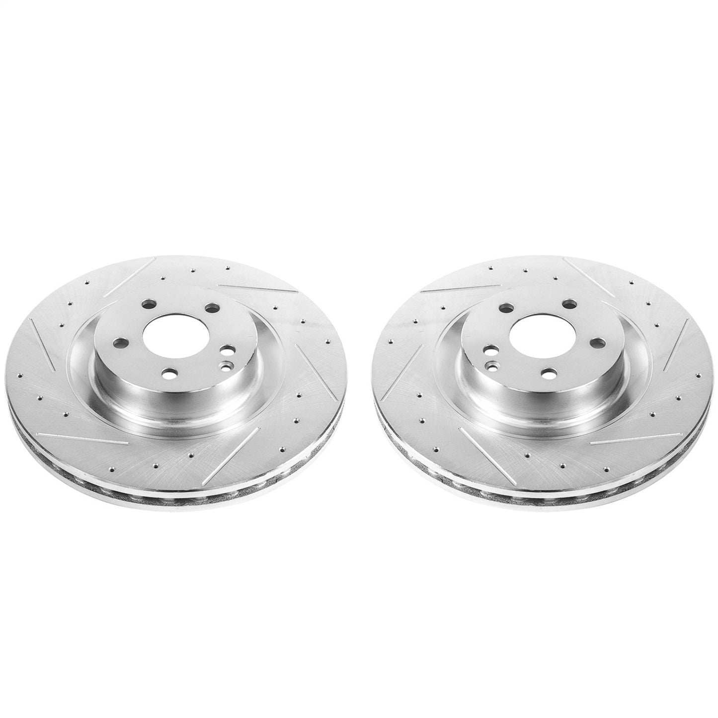 PowerStop Drilled & Slotted Front Rotors | Mercedes-Benz CL550 (09-14) (EBR867XPR)