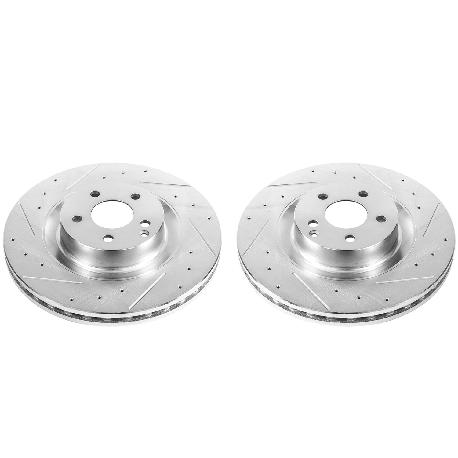 PowerStop Drilled & Slotted Front Rotors | Mercedes-Benz CL550 (09-14) (EBR867XPR)