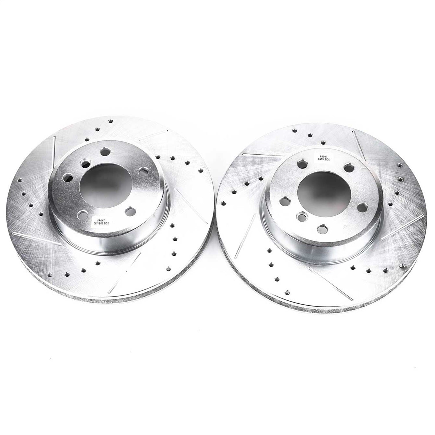 PowerStop Drilled & Slotted Front Rotors | BMW 525i (04-06) (EBR870XPR)