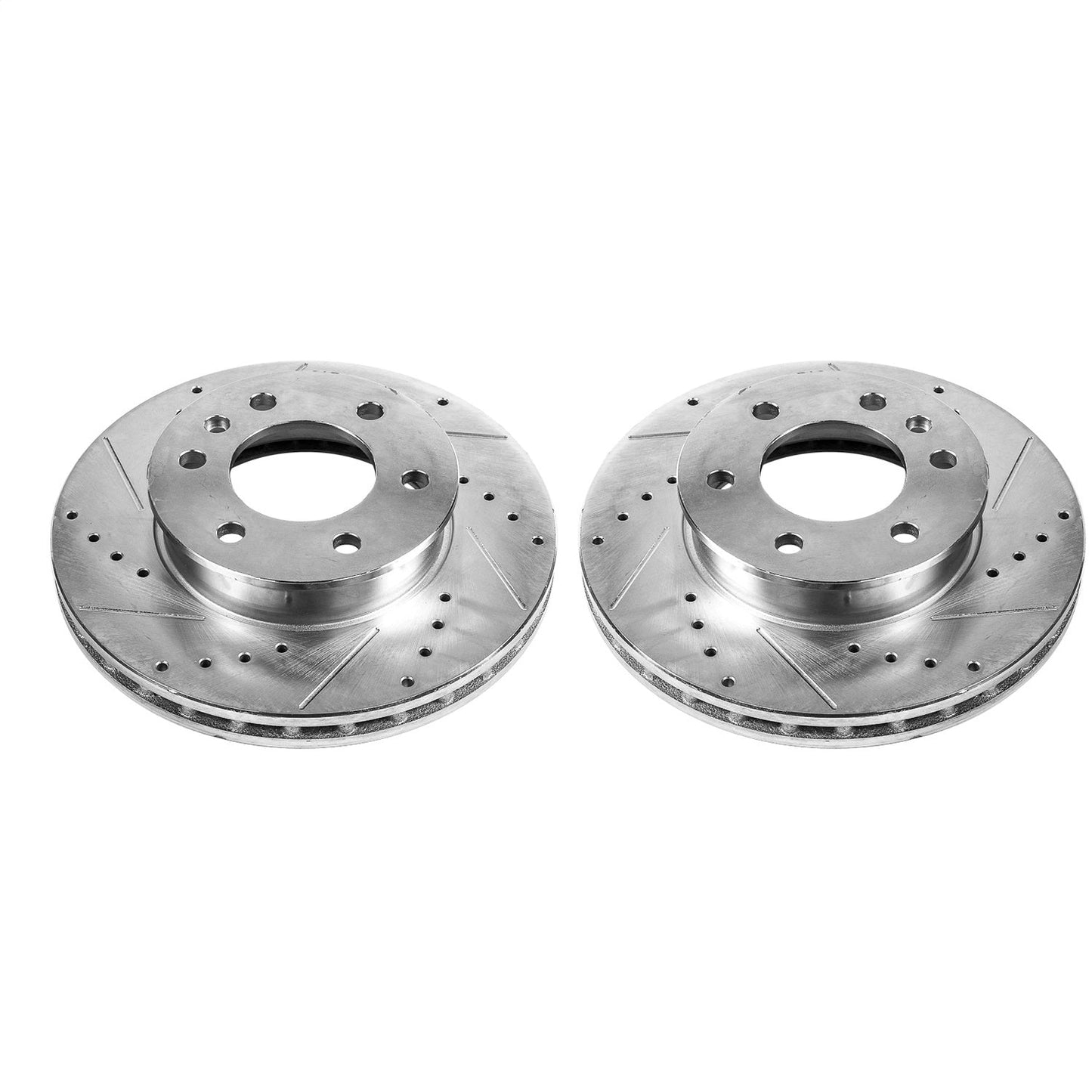 PowerStop Drilled & Slotted Front Evolution Rotors Pair | Dodge Sprinter 2500 (07-09) (EBR871XPR)