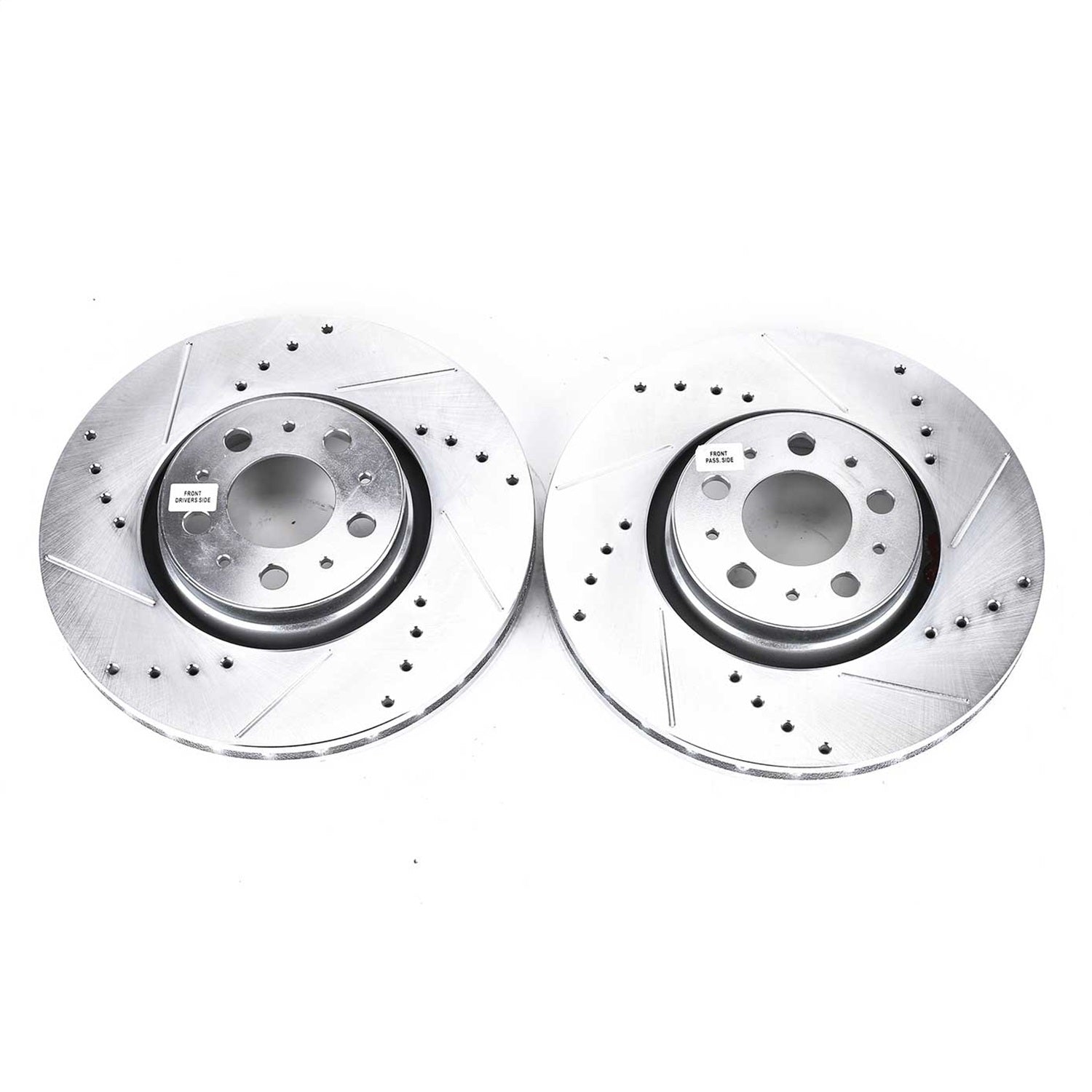 PowerStop Drilled & Slotted Front Rotors | Volvo S60 (08-09) (EBR893XPR)