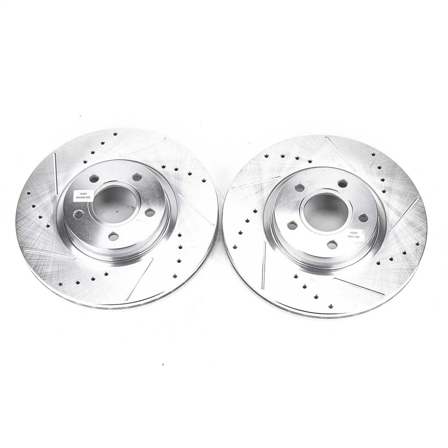 PowerStop Front Evolution Drilled & Slotted Rotors - Pair | Ford C-Max (13-18) (EBR896XPR)