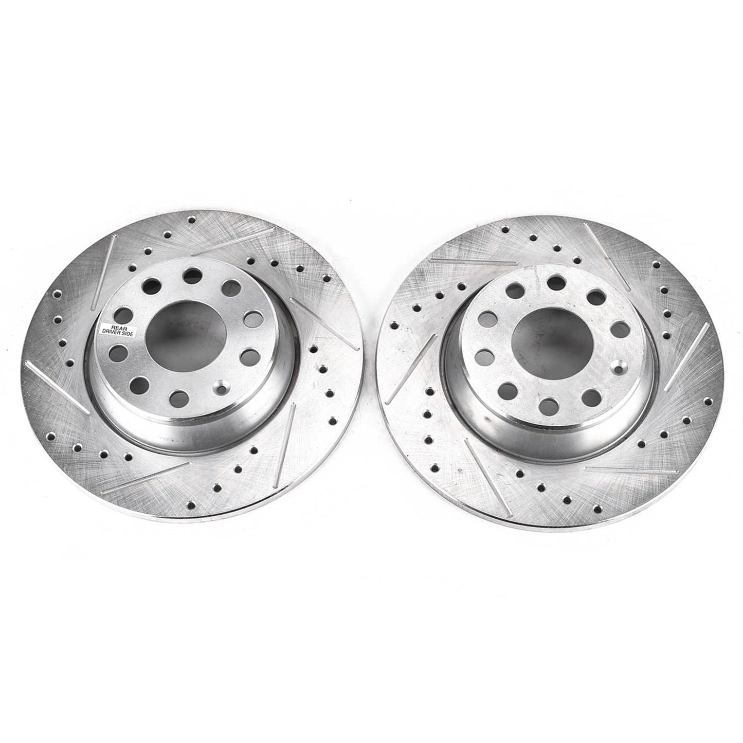 PowerStop Rear Evolution Drilled & Slotted Rotors | Audi A3 (06-09) (EBR899XPR)