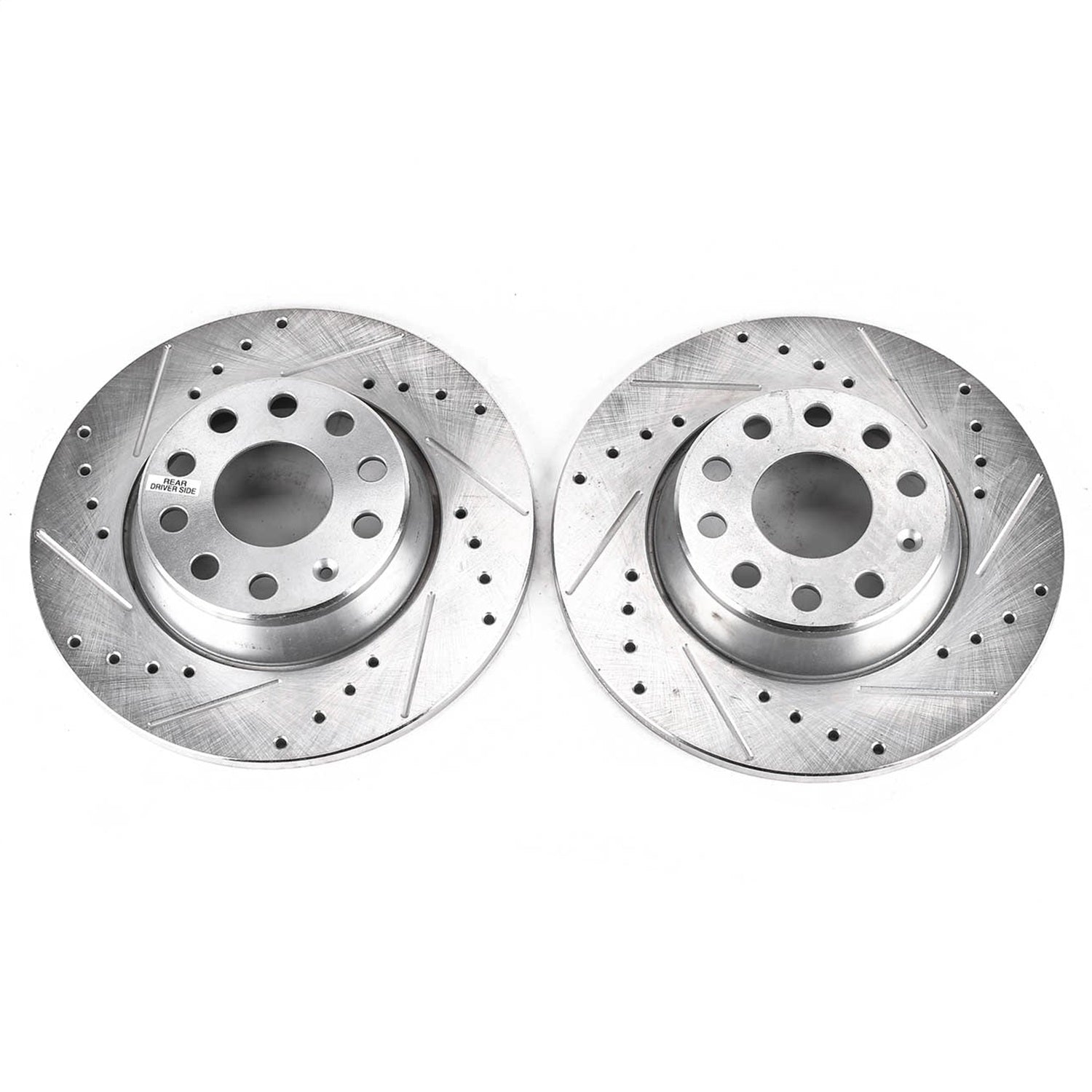 PowerStop Rear Evolution Drilled & Slotted Rotors | Audi A3 (06-09) (EBR899XPR)