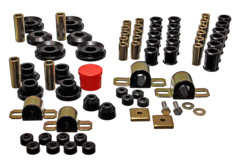 Energy Suspension 7.18107G Hyper-Flex Bushing Kit - Black For 95-98 Nissan 240SX