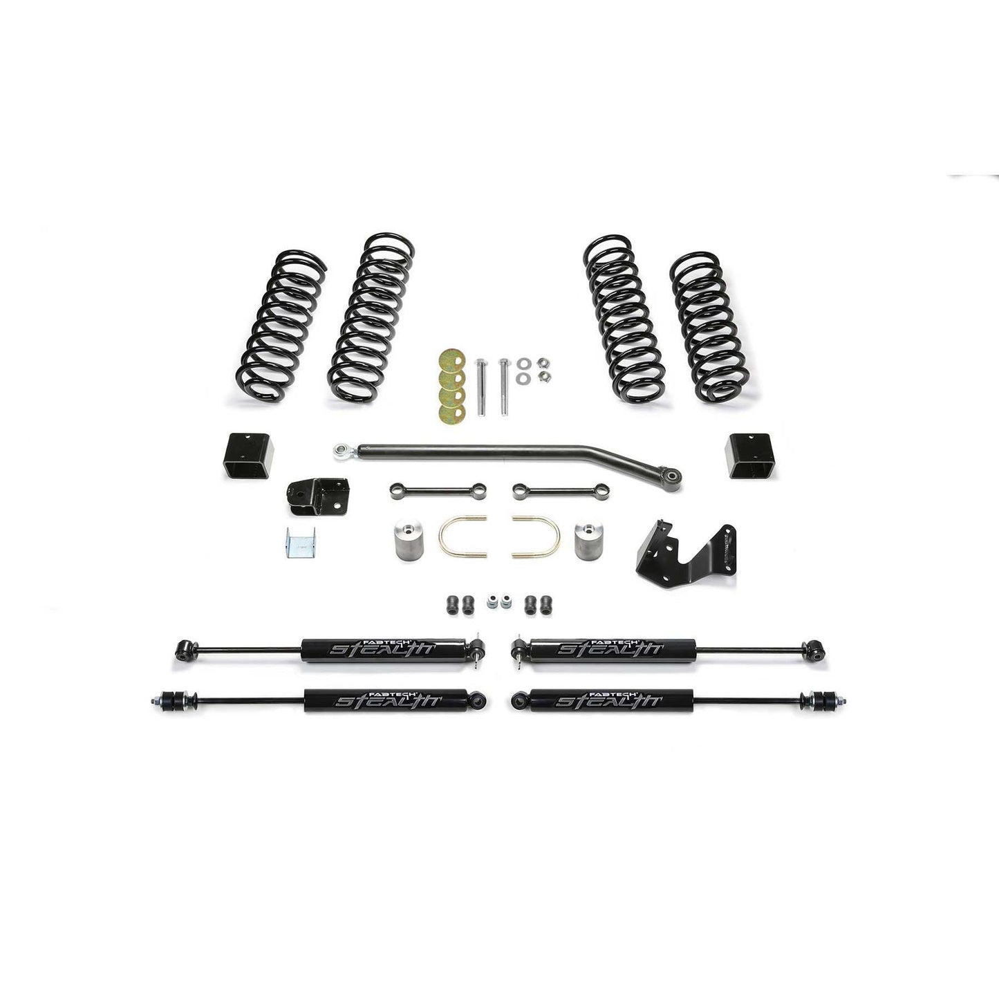 Fabtech 3in Sport II w/ Stealth Suspension Lift Kit | Jeep JK 4-Door (07-18) (K4086M)