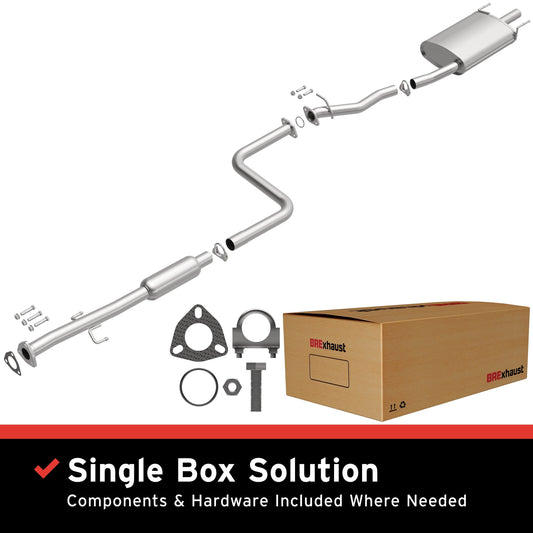 BRExhaust 1992-1993 Honda Accord 2.2L Direct-Fit Replacement Exhaust System