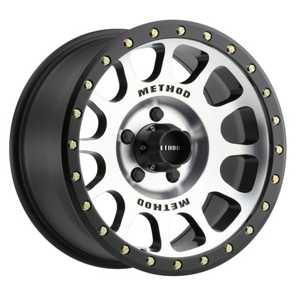 Method MR305 NV Machined - Matte Black Lip | 18x9" +25mm | 5x150mm Wheel