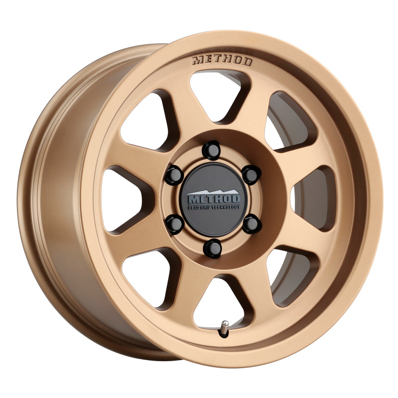 (set of 4) Method MR701 Bronze | 17x8.5" +0mm | 6x5.5in Wheel