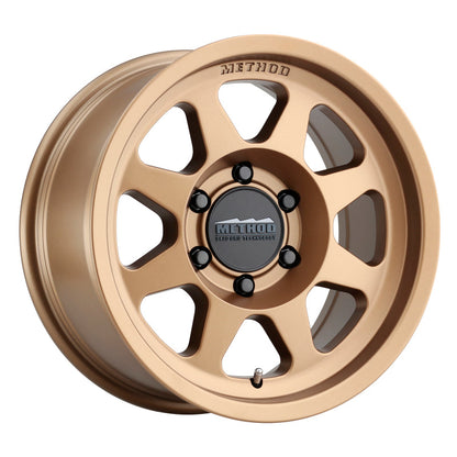 (set of 4) Method MR701 Bronze | 18x9" +18mm | 6x5.5in Wheel