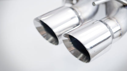Stainless Works Catback System Resonated X-Pipe Dual-Mode Mufflers | Cadillac CTS-V Sedan (16-18) (CTSV16CB)