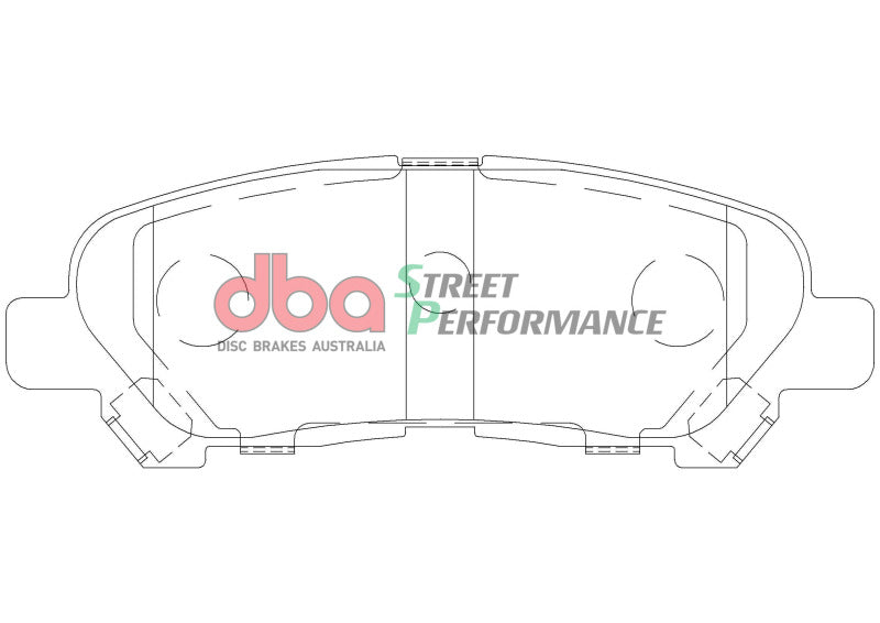 DBA Rear Street Performance Brake Pads | Toyota Highlander (08-13) (DB2005SP)