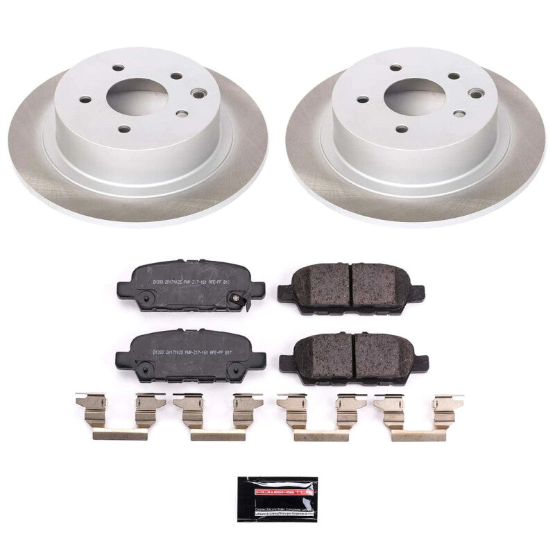 PowerStop 2019 Nissan Sentra Rear Semi-Coated Rotor Kit (SC8335)