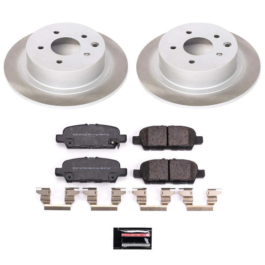 PowerStop 2019 Nissan Sentra Rear Semi-Coated Rotor Kit (SC8335)