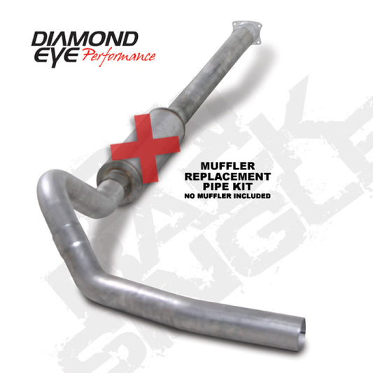 Diamond Eye 4in Catback RPL Pipe | Chevy/GMC 01-07 6.6L 2500/3500 (K4110A-RP)